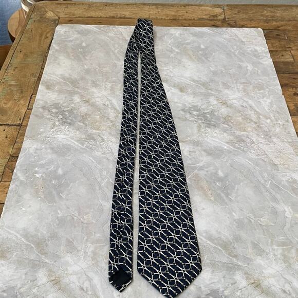 Brooks Brothers Other - Brooks Brothers Makers Men's All Silk Tie Blue With White Belts Gold Buckles